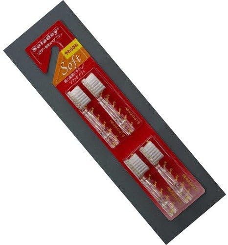 Soladey 3 Ionic Toothbrush Replacement Head 4 Pack - SOFT (Set of 2)