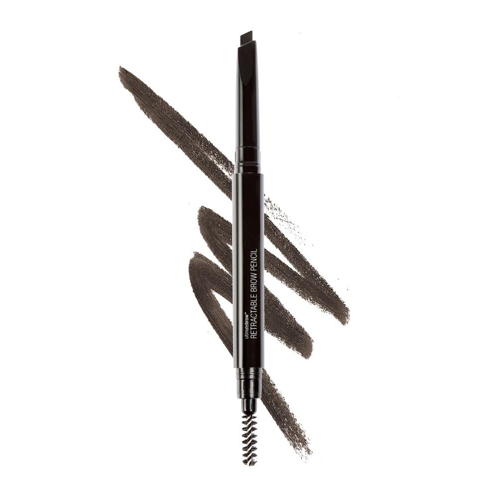Photo 1 of wet n wild Ultimate Eyebrow Retractable Definer Pencil, Dark Brown, Dual-Sided, Fine Tip, Shapes, Defines, Fills Brows Makeup