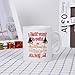 White Mugs with Printing Words I Just Want to watch HALLMARK Christmas movies ALL DAY Coffee Mugs for Christmas Gift Brithday Gift or Daily Use (White, 1 pcs)