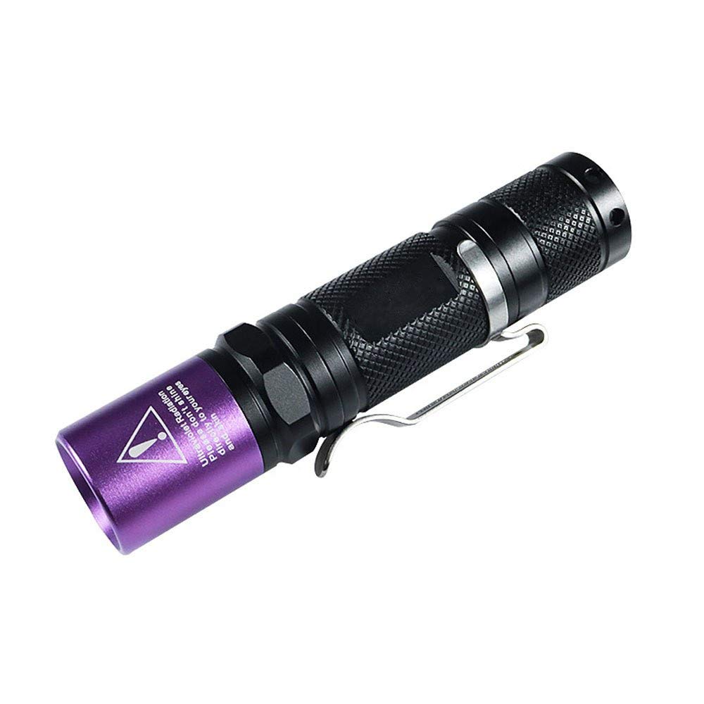 MASUNN Lightfe Uv301 365Nm & 395Nm Violet Uv Led Flashlight Fluorescence Sterilization Detection Pen - 365nm