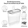 Large-Cereal-Dry-Food-Storage-Containers-Wildone-5-Pieces-Airtight-Cereal-Storage-Containers-for-Sugar-Flour-Snack-Baking-Supplies-Leak-proof-with-Black-Locking-Lids-4L-1353oz Large Cereal & Dry Food Storage Containers - Wildone 5 Pieces Airtight Cereal Storage Containers for Sugar, Flour, Snack…