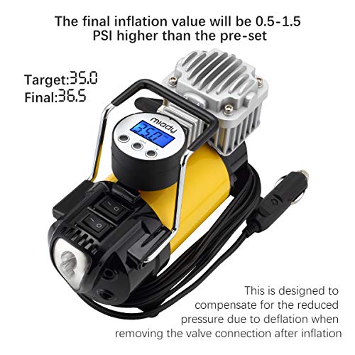 2 Miady+Portable+Compressor+Shutt+Off+Technology