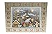 Clever Creations Wooden Christmas Advent Calendar, Countdown to Christmas, LED Holiday Decoration, Battery Operated, Sled Village