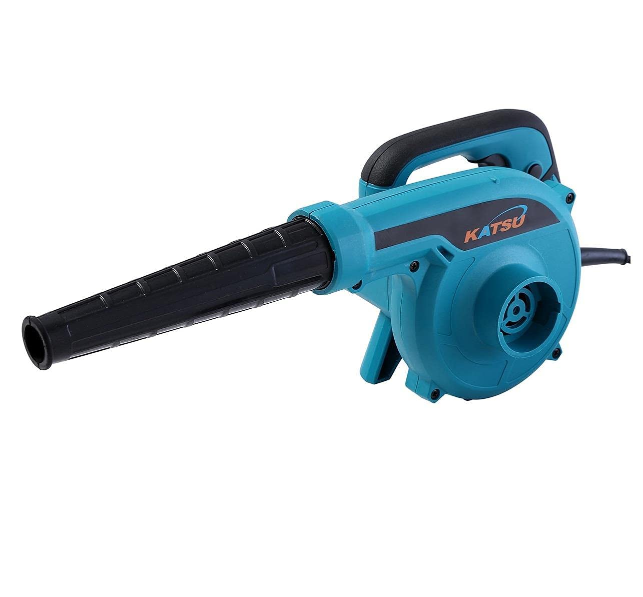 KATSU Electric Air Blower, Turbo Fan Large Volume 650W Dust Leaf Blower Vacuum Duster Dryer Inflator with Variable Speed for Construction Home Garden Lawn Care, Car Corner Clearing 101772