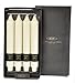 Root Candles 4-Count Unscented Dinner Candles Dripless Beeswax Enhanced Timberline™ Collenette Boxed Candle Set, 9-Inch, Ivory