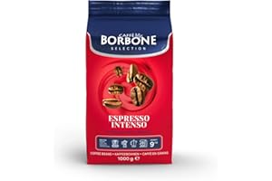 Caffè Borbone Whole Bean Coffee, Medium Roast Robusta Blend, Espresso Intenso, Strong and Creamy Italian Coffee, 2.2 lb Bag