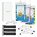 Universal Waterproof Case, 3 Pack iOrange-E Clear Waterproof Case with Armband, Transparent Dry Bag, Pouch, Snowproof for iPhone 6S SE 5S, Galaxy Note 5, Nexus 6P (Blue, Green, Pink)