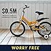Ciao! Sports & Outdoors Bicycle Training Wheels for Kids with Free Bell, Adjustable for 12 14 16 18 20 inch Bike. A Perfect stabilizer Accessories Package for Kid
