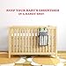 Hanging Nursery Organizer and Baby Diaper Caddy | Hanging Diaper Organization Storage for Baby Essentials | Hang on Crib, Changing Table or Wall