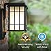 Maximus Video Security Camera and Outdoor Light - Craftsman Black - Compatible with Alexa