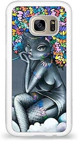 sanlianwangluokeji Custom gifts Samsung Galaxy S7 Case - African American Afro Girls Women Hard Plastic phone cell Case for Samsung Galaxy S7