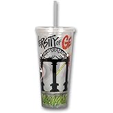 Magnolia Lane Georgia Bulldogs College Football 22oz Tumbler with Lid & Straw, Clear, 50176