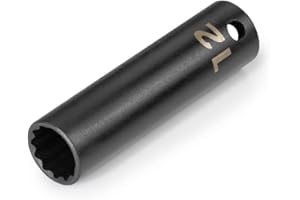 TEKTON 3/8 Inch Drive x 12 mm Deep 12-Point Impact Socket | SID13312