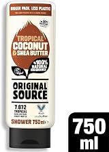 Original Source Coconut & Shea Butter Shower Gel 750 ml Natural Fragrance Vegan view 2