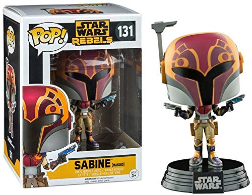 Funko Pop! 131 Star War Sabine Masked Exclusive Rebels