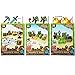Minecraft Papercraft Overworld Collection -- 3 Sets, Over 90 Pieces Total (Includes: Animal Mobs, Hostile Mobs, Utility Pack) Crafts, Party Supplies