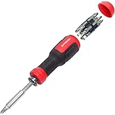 SHARDEN Multi Screwdriver 13-in-1 Screw Driver Adjustable Screwdriver Set Multitool All in One with Torx Security, Flat Head,