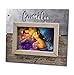Spiretro 4x6 inch Sentiments Memorial Family Picture Frame - Engraved Linen Wrapped Wood Frame - Plexiglass - Metallic Silver & Rustic Grey - Tabletop Display and Wall Hang Decor