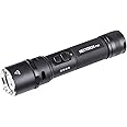 NEXTORCH P86 Rechargeable Flashlight, 1600 Lumen Tactical Flashlight with Electronic Whistle & Ceramic Bead Broken Window for Traffic Duty, Road Command, Outdoor Emergency Response, Prison Management