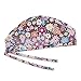GUOER Women's and Men's Scrub Cap Scrub Hat One Size Multiple Color