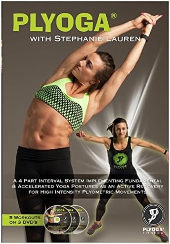 PLYOGA 3 DVD Set - Stephanie Lauren - 5 Workouts - Region 0