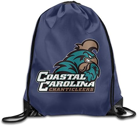 LOVVER94 Coastal Carolina University Adult Gym Drawstring Backpack Bags For Home Travel Storage Use Gym Traveling Shopping Sport Yoga Running Hiking