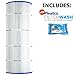 Pleatco Cartridge Filter PA120 120sqft Hayward Star Clear Plus C1200 CX1200RE C-8412 w/ 1x Filter Wash primary