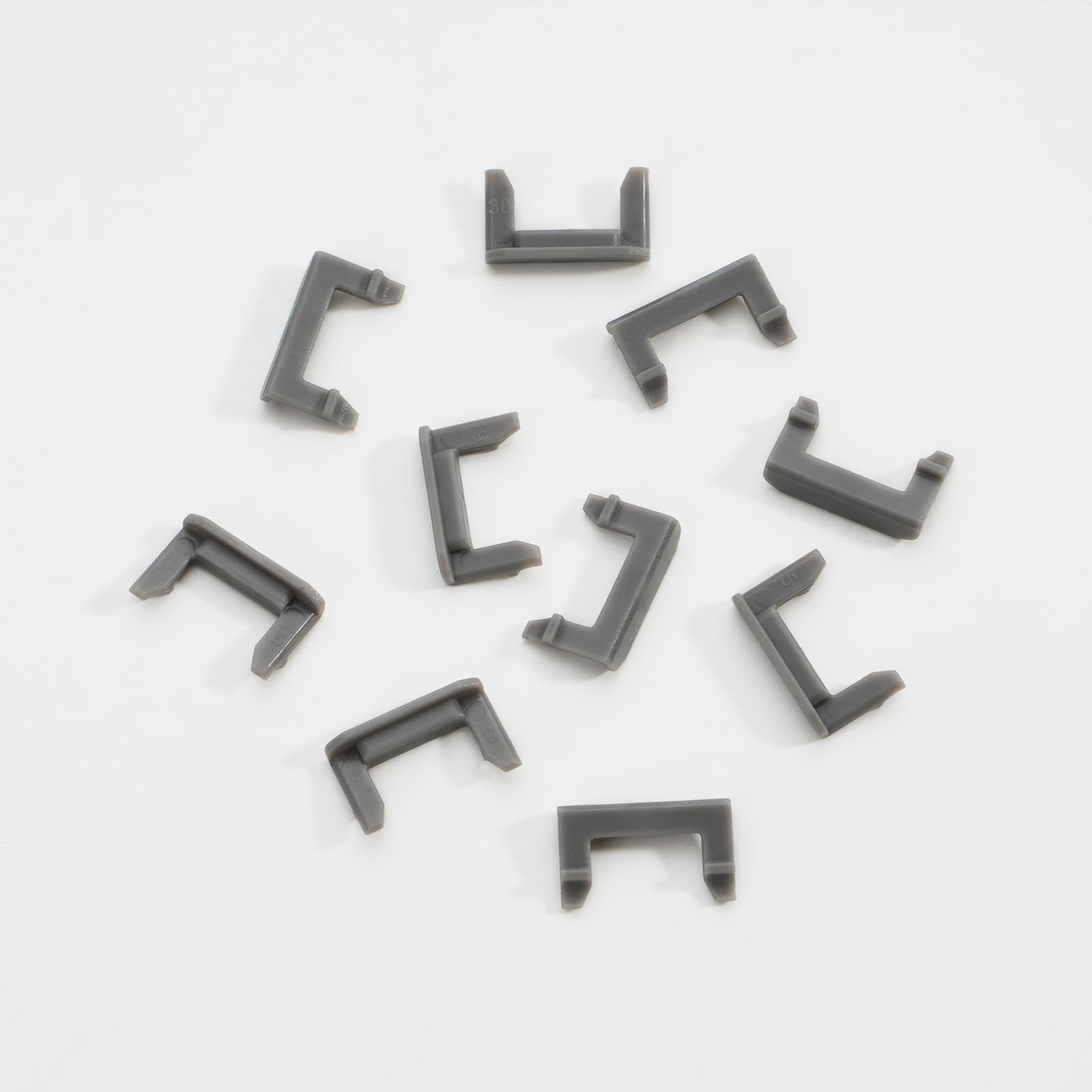Photo 1 of Furniware 50 Pack Cabinet Door Angle Restriction, 86 Degree Angle Restriction Hinge Clip for Soft Close Cabinet Hinges, Hinge Opening Angle Restrictor Clip, Nylon