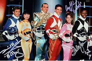 GENERIC Jason David Frank - Mighty Morphin Power Rangers Reproduction (RP), Preprint (PP) Signed Autographed Photo Photograph Print Amy Jo Johnson, Austin St. John, Walter Emanuel Jones, David Yost, Thuy Tran