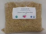 Hard White Wheat Berries 10 lbs (Ten Pounds) (kernels) Montana Golden 86, USDA Certified Organic, Non-GMO, ~BULK.