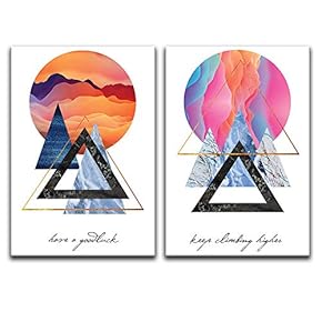 2 Piece Canvas Wall Art Modern Art Canvas Prints Home Artwork Decoration for Living Room,Bedroom - 16"x24" x 2 Panels