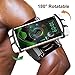 GuckZahl Water Resistant Running Armband with Key Holder for iPhone iPhone X/8/8 Plus/7 Plus/6/Galaxy S5/S6/S7/Note 5 Edge Pixel, 180 Rotatable Sports Wristband for Hiking Biking and Walking