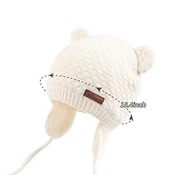 BAVST Baby Beanie Hat for Winter with Earfalp Cute