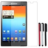 BIRUGEAR Lenovo Tab S8-50 Screen Protector, Premium HD Crystal Clear LCD Screen Protector + 3 Universal Stylus for Lenovo TAB S8 Wideview 8'' Android Table ( S8-50 - 59426767 )