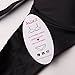 Women's Everyday Basic Seamless Lightly Padded Underwire Plunge Demi T-shirt Bra, Black, 36B
