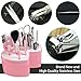 ETTG All-in-One Manicure Pedicure and Nail-clippers Kit Makeup Set with Apple-shaped Pack(15 pcs)