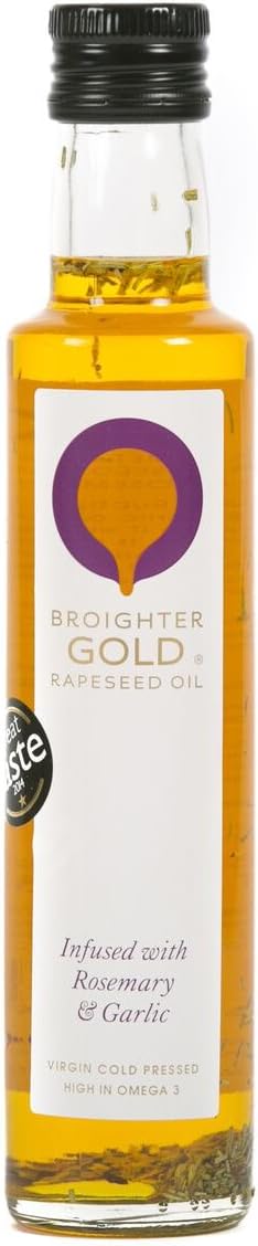 Broighter GOLD Rapeseed Oil - Rosemary & Garlic 250ml