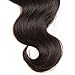 UNice Hair Brazilian Body Wave Human Hair 1 Bundle 100% Unprocessed Virgin Human Hair Weave Extensions Natural Black Color Can be Dyed and Bleached 16 inch