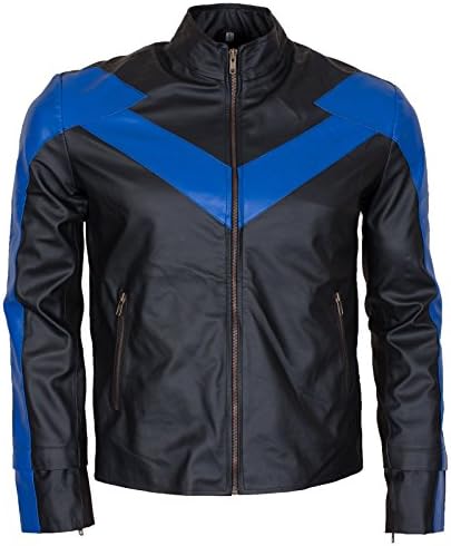 Night The Wing Adult Mens Faux Leather Jacket Costume