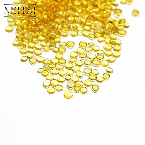 Neitsi 400 PCS Hair Extension Fusion Keratin Glue Tips Rebond Granules Beads