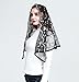 Leimandy Orthodox Veil Embroidered Head Covering Catholic Chapel Mantilla veil V48 (dark color)