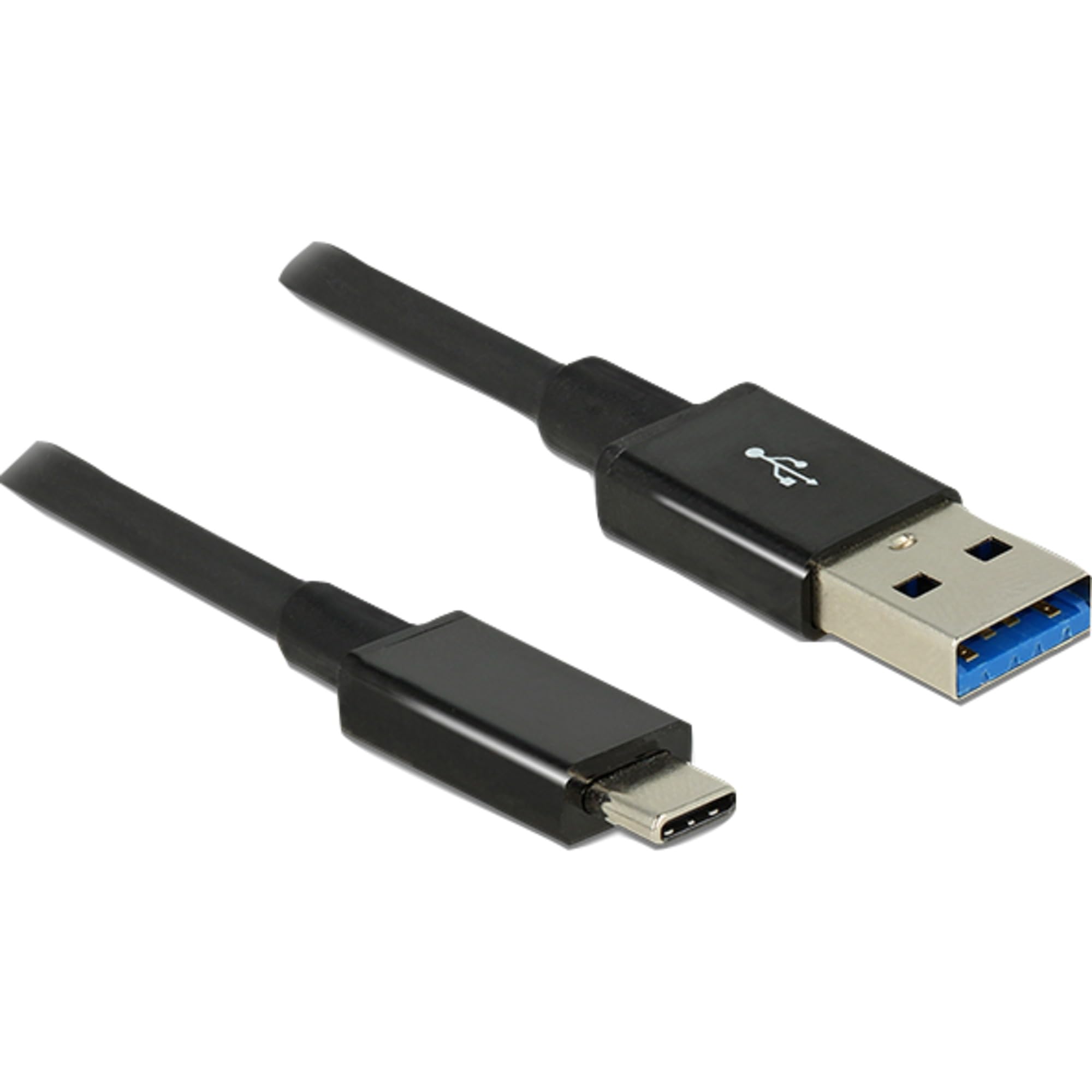 DeLock 1m USB 3.1 Gen 2 Type-C/Type-A 1m USB A USB C Black USB cable, 83983