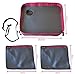 Kids Travel Activity & Snack Tray by On The Go Families- Heavy Duty Side Walls, Solid Lap Desk with Large Pockets for Storage - Portable, Waterproof & Machine Washable (Pink 2.0)