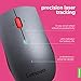 Lenovo 700 Wireless Laser Mouse, Black, 1600 dpi, 2.4 GHz wireless via USB, 4-way scroll wheel, Full-size ergonomic design, Accurate laser sensor, Up to 24 months battery life, GX30N77980