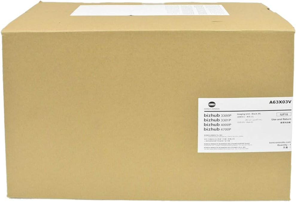 Amazon Com Oem Konica Minolta Iup16 A63x03v Drum Unit Black 60k Yield Office Products