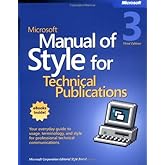 Microsoft Manual of Style for Technical Publications