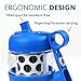 Aquasana Active 20 oz. Clean Water Bottle with Filter BPA Free Plastic, Glacier