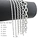 33ft Stainless Steel Rolo Cable Chains Findings Fit for Jewelry Making (SC-1027-A)