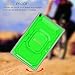 Fintie Case for Amazon Fire HD 10 (7th and 9th Generations, 2017 and 2019 Releases) - [Tuatara Magic Ring] 360 Rotating Multi-Functional Grip Carry Cover w/Built-in Screen Protector, Green