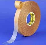 MILEQEE 1 Roll Double Sided Tape Heavy Duty 0.59 in x 66 ft Fiberglass Mesh view 1
